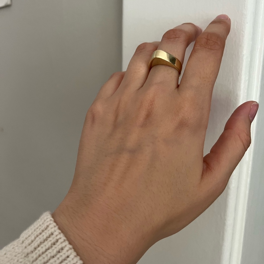 Vintage 14k heavy dome ring